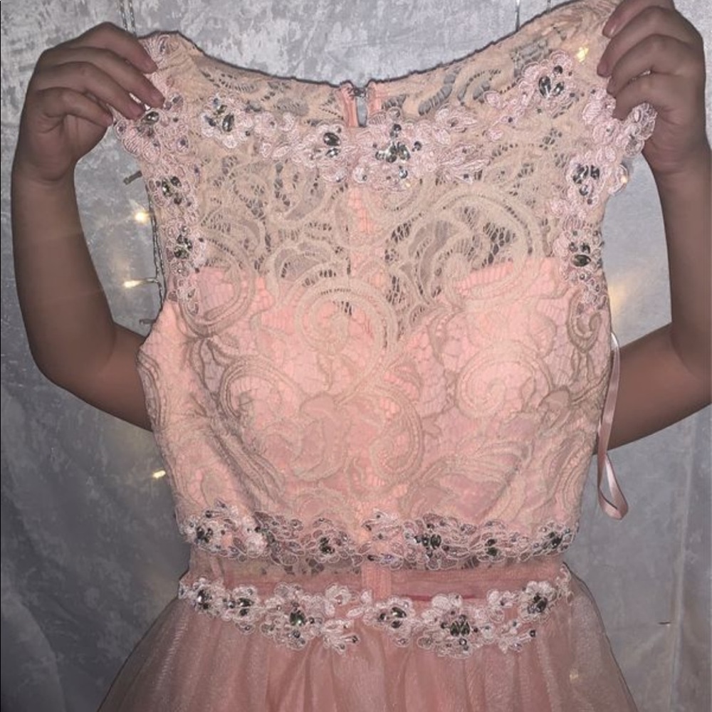 Pink classy dress